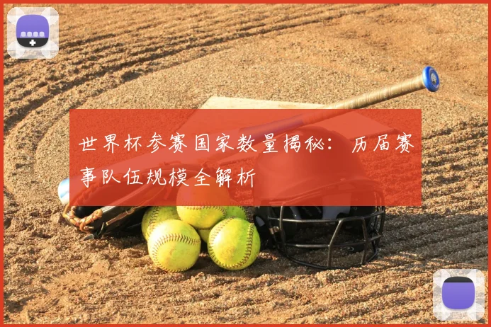 世界杯参赛国家数量揭秘：历届赛事队伍规模全解析