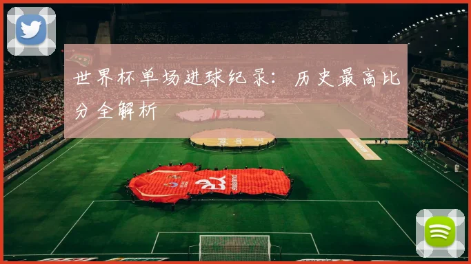 世界杯单场进球纪录：历史最高比分全解析